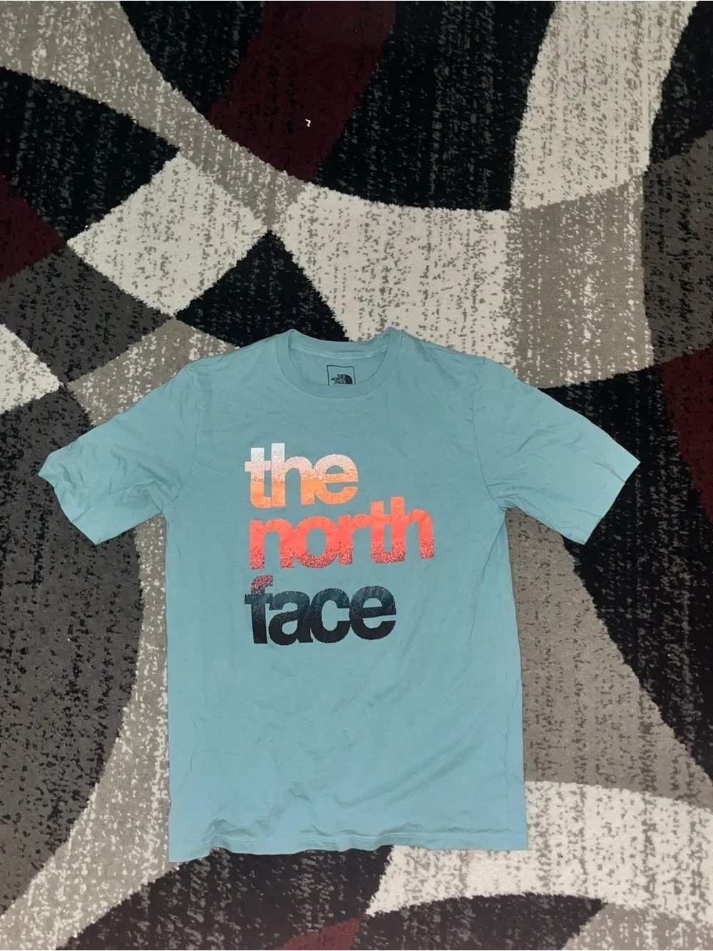 The North Face Coordinates Men’s Reed Waters Blue Tee Shirt Size M